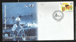 INDIA, 2005, SPECIAL COVER,  LNG GAS HAZIRA PORT, Science, Energy Conservation, New Delhi Cancelled - Lettres & Documents