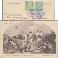 Autriche 1909. Carte Entier TSC. Affranchissement Complémentaire Identique (rare). Bataille Napoléonienne D'Aspen - Napoléon