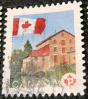 Canada 2010 Flag Over Historic Mills Old Stone Mill P - Used - Oblitérés