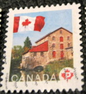 Canada 2010 Flag Over Historic Mills Old Stone Mill P - Used - Gebruikt