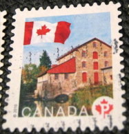 Canada 2010 Flag Over Historic Mills Old Stone Mill P - Used - Gebruikt