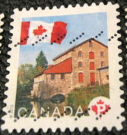Canada 2010 Flag Over Historic Mills Old Stone Mill P - Used - Gebruikt