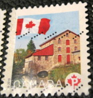 Canada 2010 Flag Over Historic Mills Old Stone Mill P - Used - Gebruikt