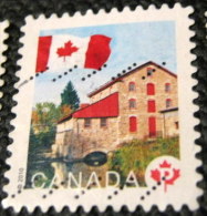 Canada 2010 Flag Over Historic Mills Old Stone Mill P - Used - Used Stamps