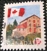 Canada 2010 Flag Over Historic Mills Old Stone Mill P - Used - Gebruikt