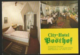 SAARLOUIS Saarland CITY HOTEL POSTHOF Postgässchen Werbekarte Ungefalzt - Kreis Saarlouis