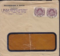 Poland MASCHINENFABRIK A. VENTZKI, GRAUDENZ 1923 Cover Brief KØBENHAVN B. Denmark 2x Adler Eagle Stamps (2 Scans) - Lettres & Documents