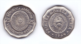 Argentina 25 Pesos 1964 1st Issue Of National Coinage In 1813 - Argentina