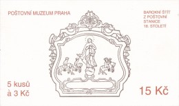 Czech Rep. / Stamps Booklet (1994) 0035 ZS 2 Brno City (architecture, Postal Museum In Prague; Baroque Shield) (J3826) - Unused Stamps