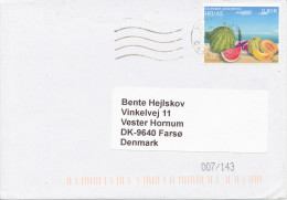 Greece Cover Sent To Denmark 13-6-2014 Single Stamped - Cartas & Documentos