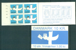 Denmark.  S 36, POSTBIRD Complet Booklets, Very Fine MNH + NUMBER SHEET - Postzegelboekjes