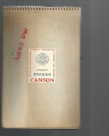 Carnet De Croquis Canson Et Montgolfier , Vendu Pour La Couverture Et Non Le Contenu - C