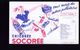 B223 - BUVARD - CHICOREE  SOCOREE - Café & Thé