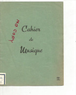 Cahier De Musique Vide  , Vendu Pour Couverture - M