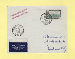 1ere Liaison Philippeville Metropole - 25-6-1953 - Par Avion - 1960-.... Lettres & Documents