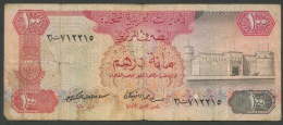 U.A.E. EMIRATS ARABES UNIS P10a   100  DIRHAMS    1982   FINE - United Arab Emirates