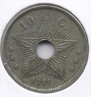 CONGO - ALBERT II * 10 Cent 1911 * Prachtig * Nr 7473 - 1910-1934: Albert I