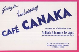 B311 - BUVARD -  CAFE  CANAKA  -  47, Rue Pierre-Brossolette - LEVALLOIS-PERRET - Café & Thé