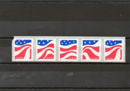 ETATS-UNIS    5 Timbres  Forever  2014    Scott: 4894 à 4897  Sans N° De Roulette   Neufs - Coils (Plate Numbers)