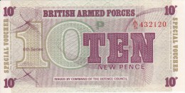 Grande Bretagne Billet Militaire 10 Pence - Fuerzas Armadas Británicas & Recibos Especiales