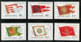 HUNGARY - 1981.Hungarian Historical Flags Cpl.Set MNH!! - Nuovi