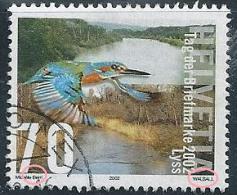 Tag Der Briefmarke Lyss  "Eisvogel"  (Markenabart)               2002 - Plaatfouten