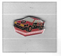 Pin´s  Sport  Automobile  Peugeot ? Rouge  N° 21 - Rally