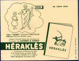 Buvard : Cahiers Et Copies Héraklès. - Stationeries (flat Articles)