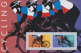 G)1996 USA, BICYCLES-CYCLING, S/S, MNH - Souvenirs & Special Cards