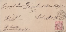 NDP Brief EF Minr.16 Nachv. Stempel Wolfenbüttel 21.3.1870 - Brieven En Documenten