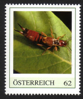 ÖSTERREICH 2012 ** Ohrwurm / Forficula Auricularia - PM Personalized Stamp MNH - Timbres Personnalisés