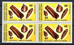 AFARS ET ISSAS 1973 - LAME ET POINTES Archeologie (Yvert A 89 X 4) - Neuf ** (MNH) Sans Trace De Charniere - Ungebraucht