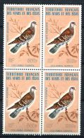 AFARS ET ISSAS 1975 - COLOMBE Oiseau (Yvert A 105 X 4) - Neuf ** (MNH) Sans Trace De Charniere - Nuovi
