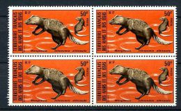 AFARS ET ISSAS 1975 - MANGOUSTE (Yvert 397 X 4) - Neuf ** (MNH) Sans Trace De Charniere - Unused Stamps