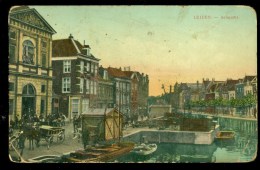 Militair - Leiden - Aalmarkt -gelopen In 1915 (3593f) - Leiden