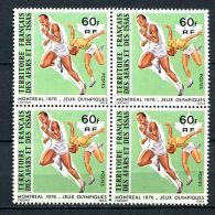 AFARS ET ISSAS 1976 - COURSE A PIED Jeux Olympiques (Yvert 434 X 4) - Neuf ** (MNH) Sans Trace De Charniere - Ongebruikt