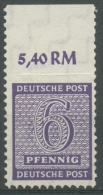 SBZ West-Sachsen 1945 Postmeistertrennung 117 B X A Postfrisch Geprüft - Mint