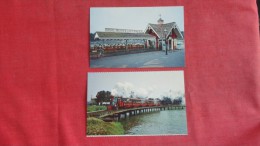 2 Card Lot-- Coney Island Train Ride  Ohio> Cincinnati ( --ref   1926 - Cincinnati