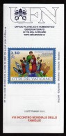 Vaticano °- 2015 - Bollettino Ufficiale. VIII Incontro Mondiale Delle Famiglie. Emiss. 02/09/2015 - Storia Postale