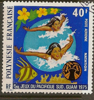 FRENCH POLYNESIA 1975 40f SP Games SG 202 U #OG164 - Usados