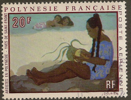 FRENCH POLYNESIA 1970 20f Painting SG 122 U #OG113 - Usati