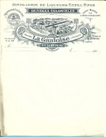 DISTILLERIE DE LIQUEURS EXTRA FINES / Ste Ame LA GAULOISE  / HORNU    (F540) - 1900 – 1949