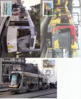 België, Maximumkaarten, Nr 3772/3774 (6463) - Tram