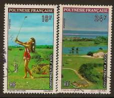 FRENCH POLYNESIA 1974 Golf SG 177-8 U #OF244 - Usati