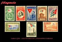 CUBA MINT. 1951-02 CENTENARIO DE LA BANDERA CUBANA - Ungebraucht