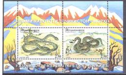 2008. Tajikistan, Snakes, S/s, Mint/** - Tajikistan