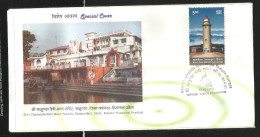 INDIA, 2013, SPECIAL COVER,  Shri Chamunda Devi Mata Temple, Chamundaji Distt., Kanra, Himachal, Dharamsala Cancelled - Storia Postale