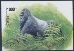 République Démocratique Du Congo - Bloc 207 (BL207) - Non Dentelé - Gorilles - WWF - 2002 - MNH - Ongebruikt