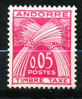 42 Andorre Timbre Taxe - Usados