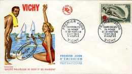 VICHY Enveloppe Premier Jour 1963 - Andere & Zonder Classificatie